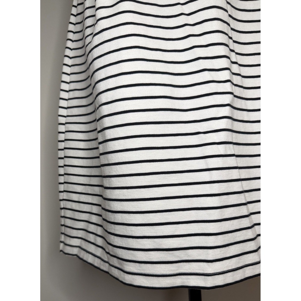 Old Navy Striped Sleeveless Knit Mini Dress Black & White Size XL Nautical - Picture 10 of 12